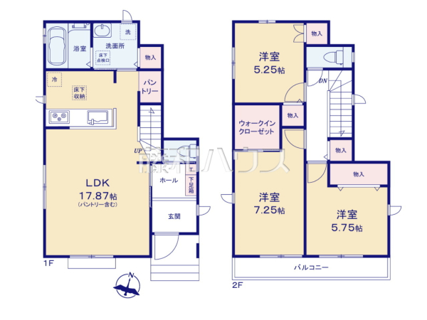間取図　【八王子市館町】