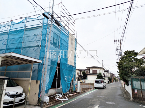 接道状況および現場風景 【国分寺市戸倉4丁目】 接道状況および現場風景 【国分寺市戸倉4丁目】