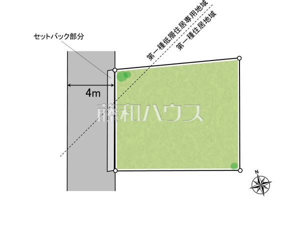 全体区画図　【国分寺市本多４丁目】