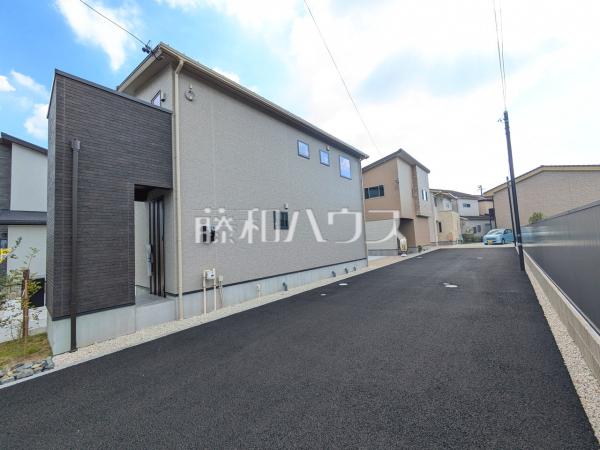 接道状況および現場風景　【西春日井郡豊山町大字豊場字殿釜】