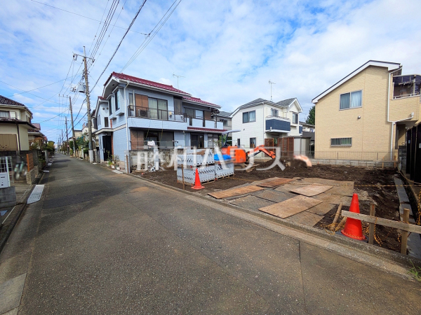 接道状況および現場風景 【小平市学園東町】 接道状況および現場風景 【小平市学園東町】