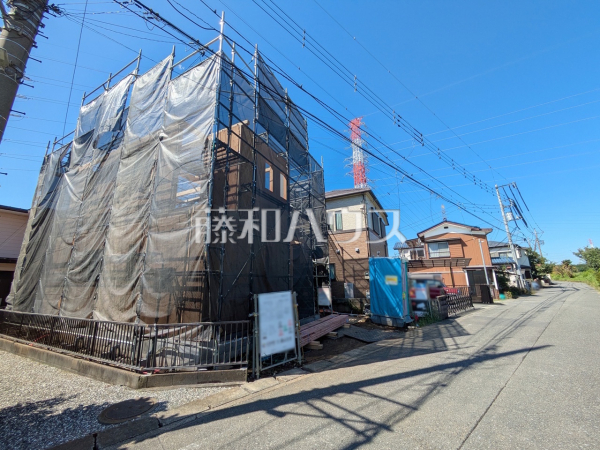 接道状況および現場風景 【日野市百草】 接道状況および現場風景 【日野市百草】