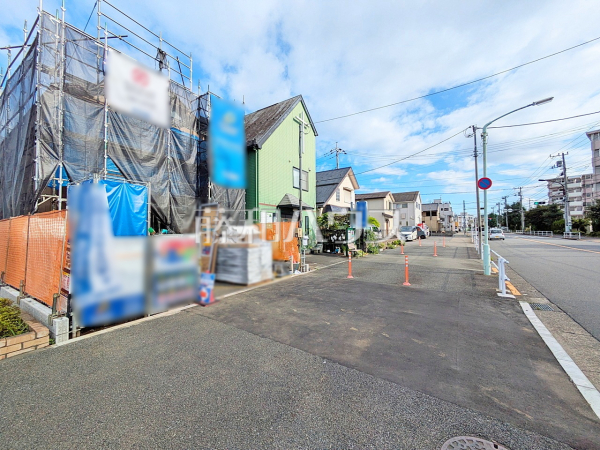 接道状況および現場風景 【東大和市上北台3丁目】 接道状況および現場風景 【東大和市上北台3丁目】