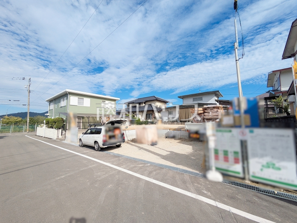 接道状況および現場風景　【糟屋郡志免町桜丘４丁目】