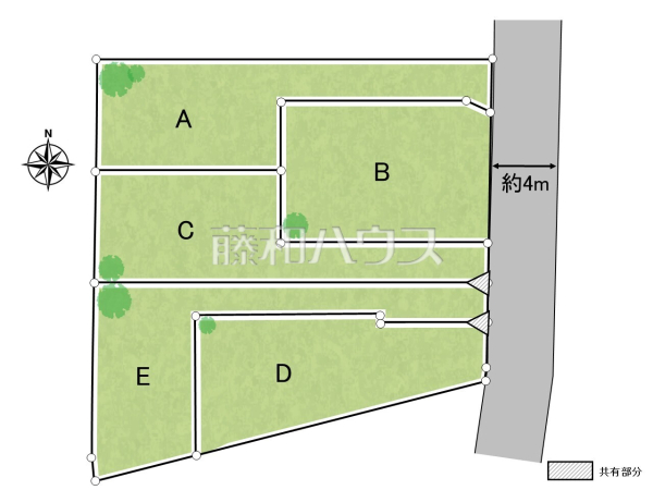 全体区画図　【西東京市新町３丁目】