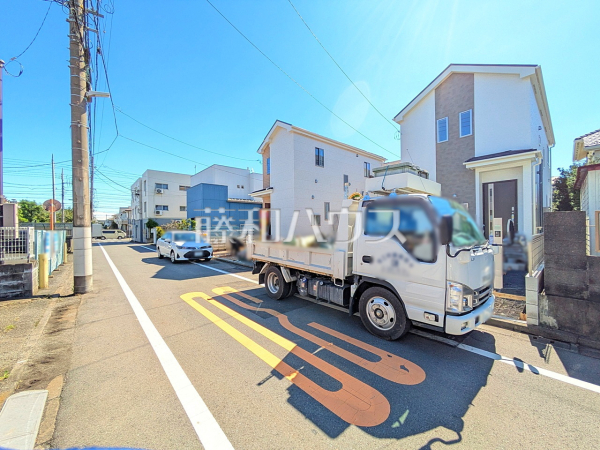 接道状況および現場風景　【小平市学園東町２丁目】