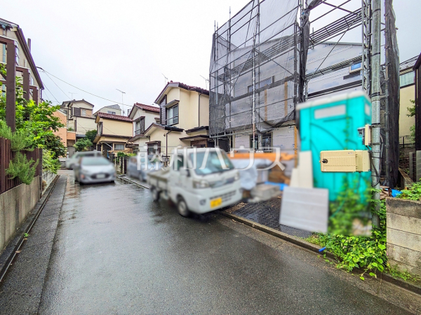 接道状況および現場風景　【八王子市散田町４丁目】