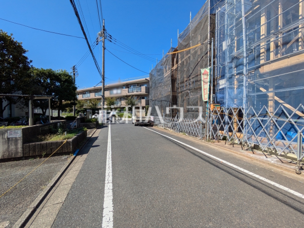 接道状況および現場風景　【練馬区南大泉２丁目】