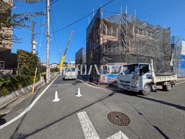 接道状況および現場風景　【練馬区南大泉２丁目】