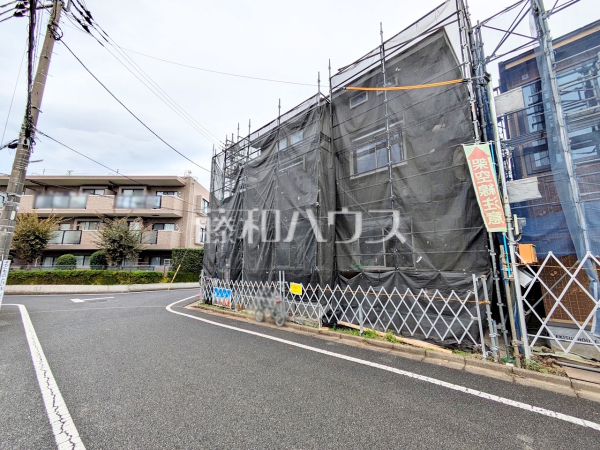 接道状況および現場風景　【練馬区南大泉２丁目】