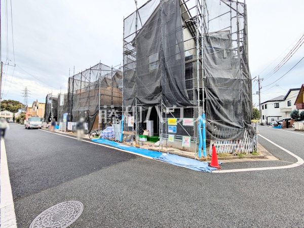 接道状況および現場風景　【練馬区南大泉２丁目】
