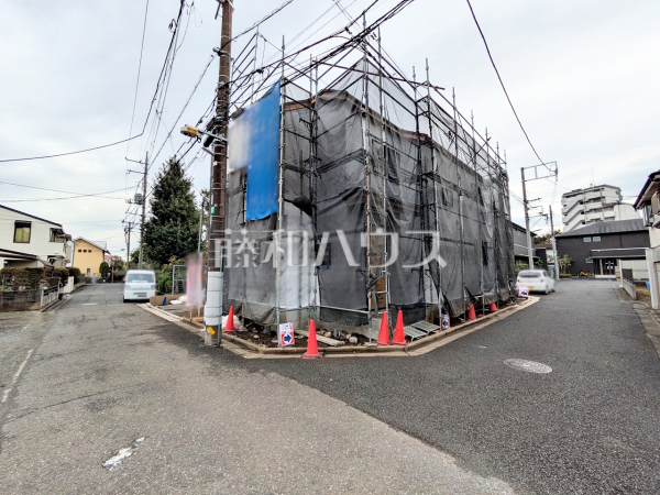接道状況および現場風景　【練馬区上石神井１丁目】