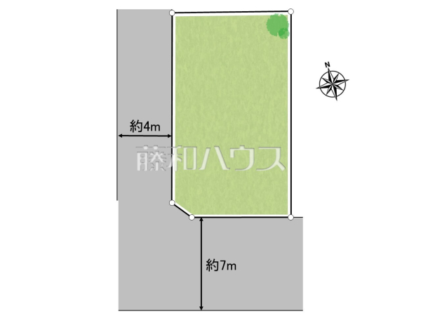 全体区画図　【調布市上石原３丁目】