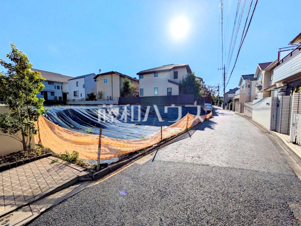 接道状況および現場風景　【三鷹市井の頭２丁目】