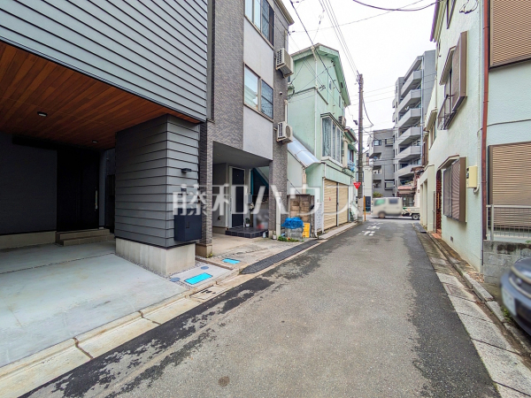 接道状況および現場風景　【板橋区東新町１丁目】