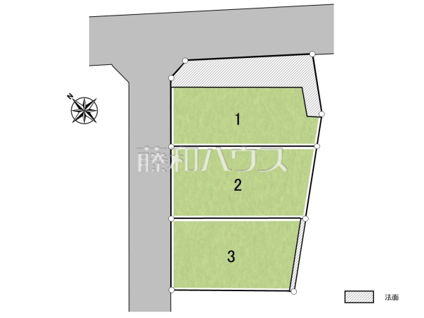 全体区画図 【武蔵村山市中藤1丁目】 全体区画図 【武蔵村山市中藤1丁目】
