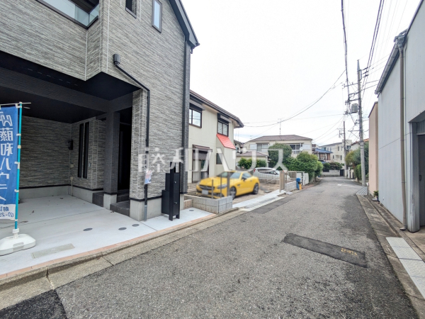 接道状況および現場風景　【板橋区赤塚１丁目】