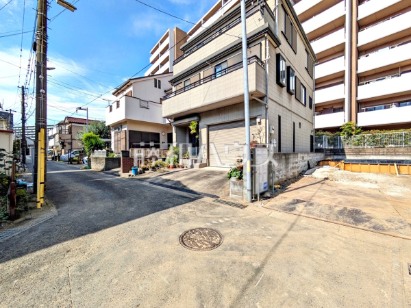 接道状況および現場風景　【富士見市水谷東３丁目】