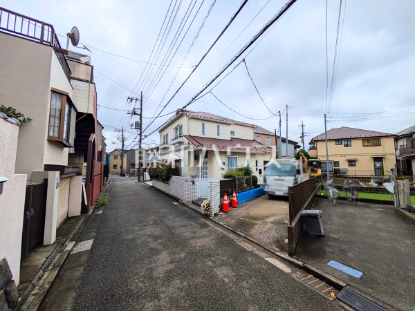接道状況および現場風景　【調布市西つつじケ丘４丁目】