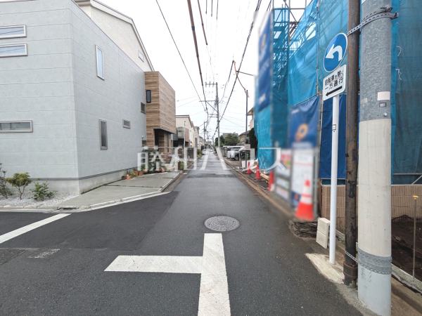 接道状況および現場風景　【杉並区本天沼１丁目】