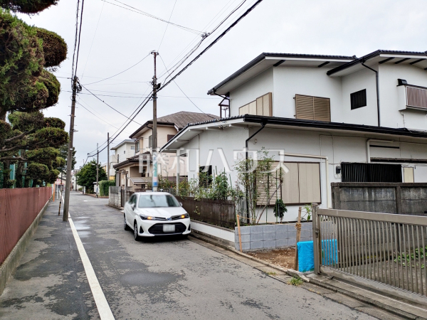 接道状況および現場風景　【小金井市桜町２丁目】