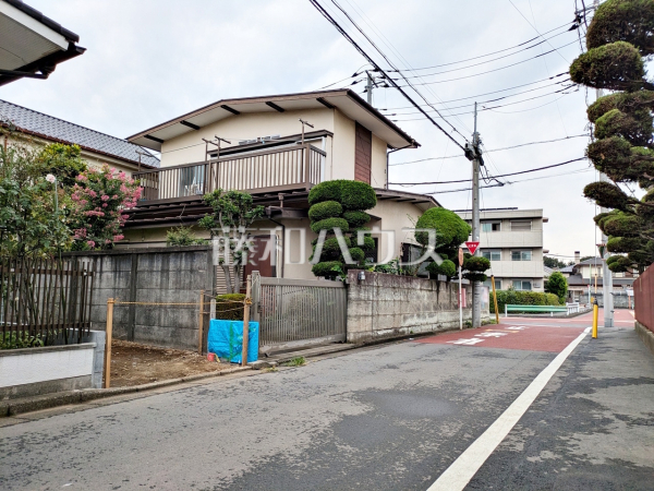 接道状況および現場風景　【小金井市桜町２丁目】