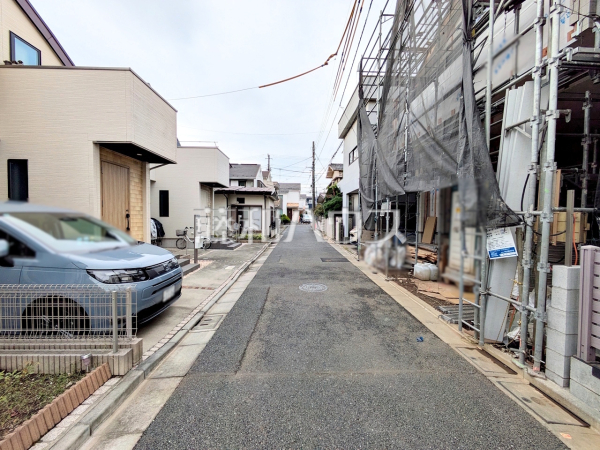 接道状況および現場風景　【練馬区大泉町５丁目】