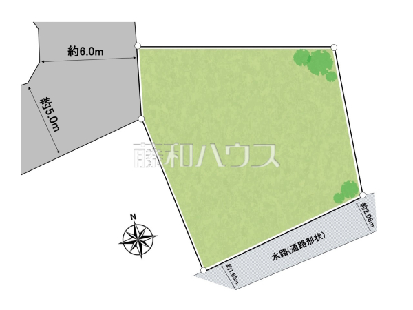 区画図　【清瀬市梅園３丁目】