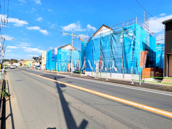 接道状況および現場風景　【立川市一番町６丁目】