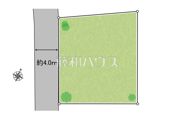 全体区画図　【昭島市美堀町２丁目】