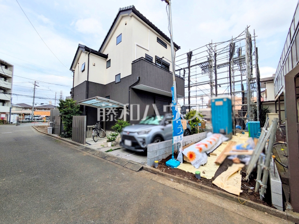 接道状況および現場風景　【三鷹市中原１丁目】