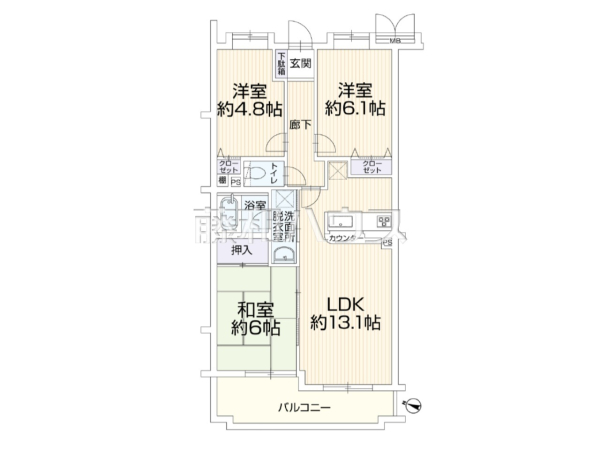 間取図 【朝日パリオ保谷】 間取図 【朝日パリオ保谷】