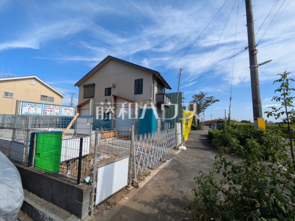 接道状況および現場風景　【世田谷区宇奈根２丁目】