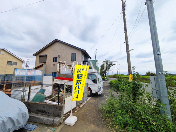 接道状況および現場風景　【世田谷区宇奈根２丁目】