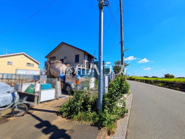 接道状況および現場風景　【世田谷区宇奈根２丁目】