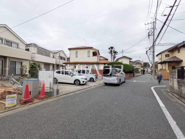 接道状況および現場風景 【練馬区石神井台5丁目】 接道状況および現場風景 【練馬区石神井台5丁目】