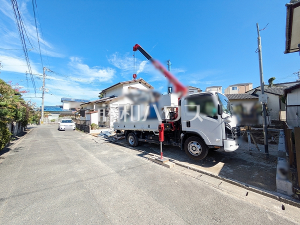 接道状況および現場風景　【福岡市南区中尾２丁目】