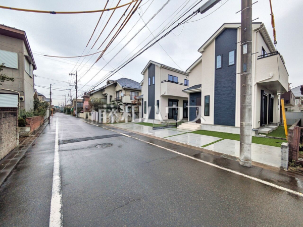 接道状況および現場風景 【八王子市散田町2丁目】 接道状況および現場風景 【八王子市散田町2丁目】