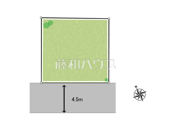 全体区画図　【国分寺市西恋ヶ窪４丁目】