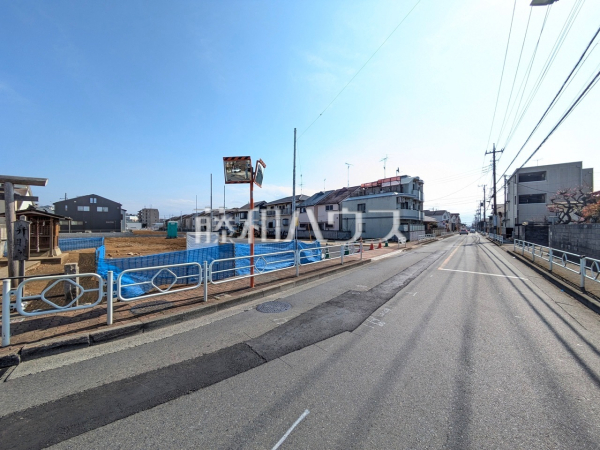 接道状況および現場風景 【立川市幸町3丁目】 接道状況および現場風景 【立川市幸町3丁目】