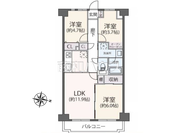 間取図 【エンゼルハイム石神井公園 壱番館】 間取図 【エンゼルハイム石神井公園 壱番館】