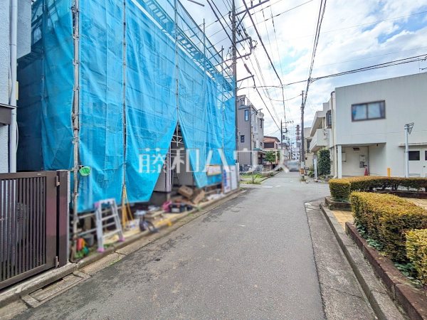 接道状況および現場風景　【国立市北３丁目】