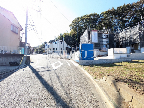 接道状況および現場風景 【八王子市大船町】 接道状況および現場風景 【八王子市大船町】
