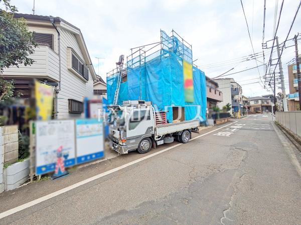 接道状況および現場風景　【東大和市桜が丘４丁目】