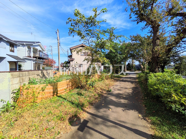 接道状況および現場風景 【東村山市美住町2丁目】 接道状況および現場風景 【東村山市美住町2丁目】