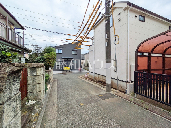 接道状況および現場風景　【練馬区南大泉４丁目】