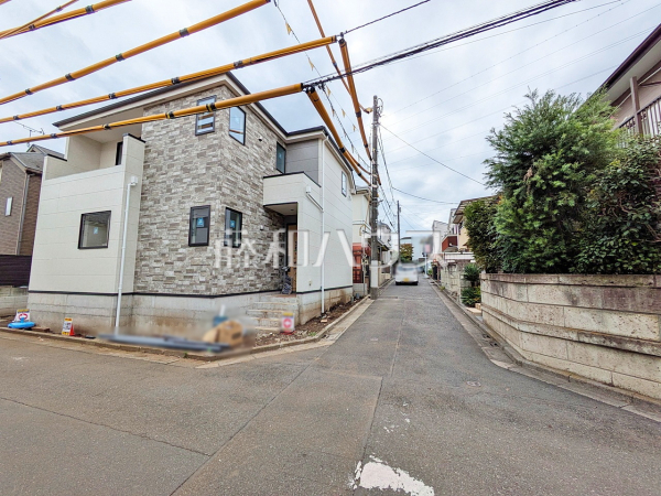 接道状況および現場風景　【練馬区南大泉４丁目】