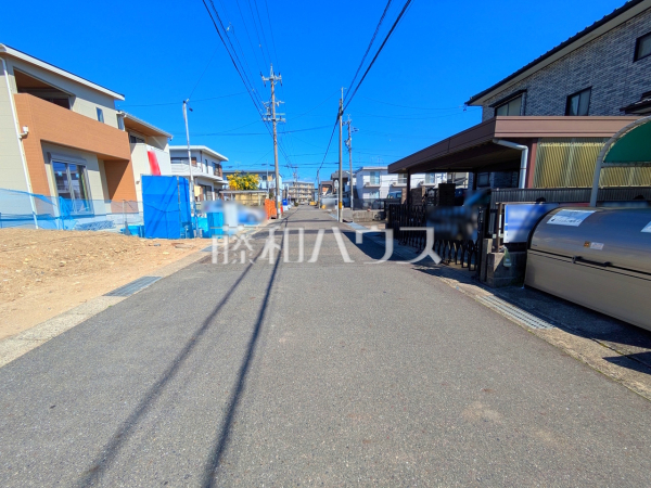 接道状況および現場風景 【春日井市小木田町】 接道状況および現場風景 【春日井市小木田町】
