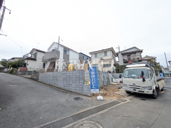 接道状況および現場風景　【富士見市羽沢１丁目】