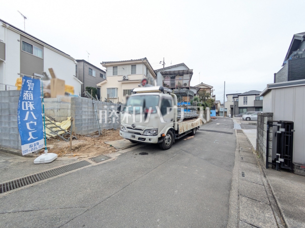 接道状況および現場風景　【富士見市羽沢１丁目】